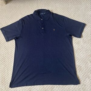 Ralph Lauren Blue Polo Shirt Classic Design